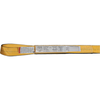 Nylon Slings, Single Ply, Double Eye, Type 3, 1" W x 3' L, 1600 lbs. Vertical Load Limit Equipex