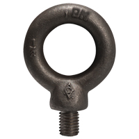 Boulons &agrave; œil pour machinerie, 5/8" dia, 1-3/4" lo, Fini naturel sans enduit, 4000 lb (2 tonnes) capacit&eacute; Equipex