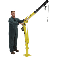 Grue &agrave; fl&egrave;che pour camion actionn&eacute;e par treuil, Capacit&eacute; de 500 lb (0,25 tonne), Limite de 102' Equipex