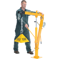 Grue &agrave; fl&egrave;che pour camion actionn&eacute;e par treuil, Capacit&eacute; de 1000 lb (0,5 tonne), Limite de 86-1/2" Equipex