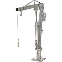 Grue &agrave; fl&egrave;che pour camion actionn&eacute;e par treuil, Capacit&eacute; de 1000 lb (0,5 tonne), Limite de 97" Equipex