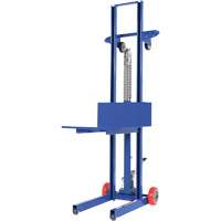 Hydraulic Platform Lift Stacker, Foot Pump Operated, 400 lbs. Capacity, 51-1/8" Max Lift Equipex