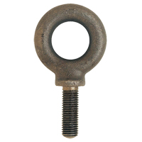 Eye Bolt, 65 mm Dia., 44.5 mm L, Uncoated Natural Finish, 3520 lbs. (1.76 tons) Capacity Equipex