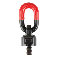 Lifting Swivel Hoist Rings, 1/4", 13 mm Thread Length, Alloy Steel Equipex