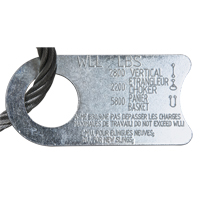 Wire Rope Lifting Sling - Eye & Eye Galvanized Equipex