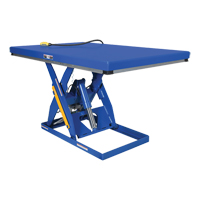 Hydraulic Scissor Lift Table, Steel, 48" L x 24" W, 3000 lbs. Cap. Equipex