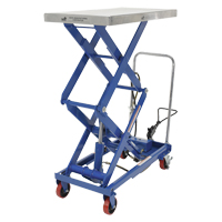 Pneumatic Hydraulic Scissor Lift Table, Steel, 35-1/2" L x 20" W, 800 lbs. Cap. Equipex