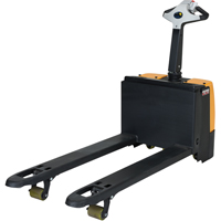 Transpalette &eacute;lectrique motoris&eacute;, Capacit&eacute; 3000 lb, 47" lo x 25" la Equipex