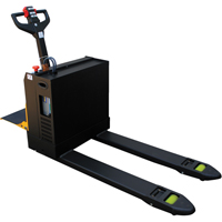 Transpalette &eacute;lectrique motoris&eacute; a/plateforme &agrave; conducteur debout, Capacit&eacute; 4500 lb, 48" lo x 30,25" la Equipex