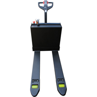 Transpalette &eacute;lectrique motoris&eacute; a/plateforme &agrave; conducteur debout, Capacit&eacute; 4500 lb, 48" lo x 30,25" la Equipex