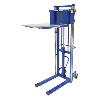 Gerbeur Hefti-Lift, M&eacute;canisme Pompe au pied, Capacit&eacute; de 1500 lb, Levage max de 63" Equipex