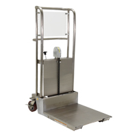 Gerbeur Hefti-Lift, M&eacute;canisme Pompe au pied, Capacit&eacute; de 450 lb, Levage max de 45-5/8" Equipex