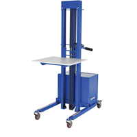 Gerbeur &agrave; levage rapide, M&eacute;canisme &eacute;lectrique, Capacit&eacute; de 400 lb, Levage max de 57" Equipex
