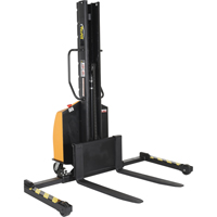 Gerbeur motoris&eacute; avec m&acirc;t &eacute;troit, Fonctionnement &eacute;lectrique, Capacit&eacute; 1500 lb, Lev&eacute;e max 63" Equipex
