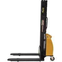 Gerbeur motoris&eacute; avec m&acirc;t &eacute;troit, Fonctionnement &eacute;lectrique, Capacit&eacute; 1000 lb, Lev&eacute;e max 63" Equipex