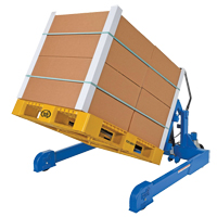 Basculeur ergonomique &agrave; chevauchement, Bascule 90°, Capacit&eacute;e 2000 lb, 72-13/16" lo x 57-1/4" la x 29-1/4" h Equipex