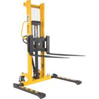 Gerbeur hydraulique manuel, Fonctionnement Pompe manuelle, Capacit&eacute; 2000 lb, Lev&eacute;e max 63" Equipex