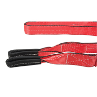 &eacute;lingue de levage en polyester, Pli Double, Oeillets renvers&eacute;s, Type 4, 2'' la x 8' lo, Capacit&eacute; verticale 6200 lb Equipex