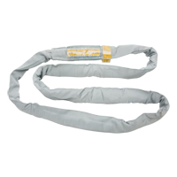 Polyester Round Sling, Grey, 4" W x 6' L, 32000 lbs. Vertical Load Equipex