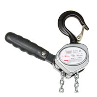 Mini Lever Hoist, 5' Lift, 1100 lbs. (0.55 tons) Capacity, Zinc Plated Chain Equipex
