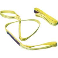 Nylon Sling, Double Ply, Double Eye, Type 3, 1" W x 6' L, 1000 lbs. Vertical Load Limit Equipex