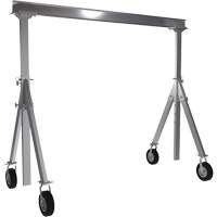 Grue-portique ajustable en aluminium, 10' lo, Capacit&eacute; 1500 lb (0,75 tonne) Equipex