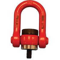 VQ Swivel Hoist Lifting Ring, M8, 12 mm Thread Length, Alloy Steel Equipex