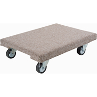 Wood Dollies - Medium-Duty, Polyolefin Wheels, 900 lbs. Capacity, 18" W x 30" D x 7" H Equipex