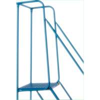 CSA-Certified Rolling Step Ladder with Locking Step, 16 Steps, 30" Step Width, 144" Platform Height, Steel Equipex
