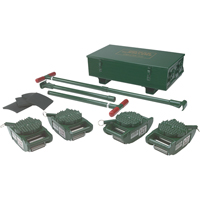 Machine Roller Kit, 15 tons Capacity Equipex