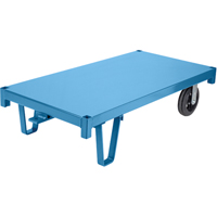 Plateformes sp&eacute;cialis&eacute;es - Plateformes semi-mobiles, 48" lo x 24" la x Capacit&eacute; 2000 lb, Roues en Caoutchouc Equipex