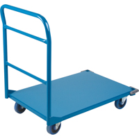 Chariots &agrave; tablettes/plateforme, Acier, 24" la x 36" p x 40" h, Capacit&eacute; de la plateforme 1300 lb Equipex