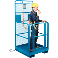 Nacelle &eacute;l&eacute;vatrice pour travail en hauteur, 36" x 36" x 72" h, Capacit&eacute; de 1000 lb, Acier Equipex