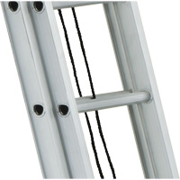 Industrial Heavy-Duty Straight Ladders, 8', Aluminum, 300 lbs., CSA Grade 1A Equipex