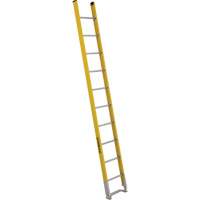 Single Section Straight Ladder - 6100 Series, 10', Fibreglass, 375 lbs., CSA Grade 1AA Equipex