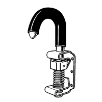 Crochet pour c&acirc;ble simple, 2/ens Equipex