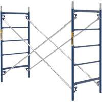 Scaffolding, Steel Frame, 84" D x 60" H Equipex
