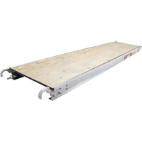 Work Platforms - Plywood Deck, Wood, 7' L x 19" W Equipex