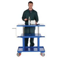 Hydraulic Lift Table, 24" L x 36" W, Steel, 2000 lbs. Capacity Equipex
