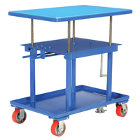 Hydraulic Lift Table, 24" L x 36" W, Steel, 2000 lbs. Capacity Equipex