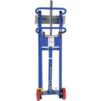 Gerbeur &agrave; plateforme hydraulique, M&eacute;canisme Pompe au pied, Capacit&eacute; de 750 lb, Levage max de 52" Equipex