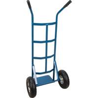 All-Welded Hand Truck, Dual Handle, Steel, 46" Height, 600 lbs. Capacity Equipex