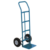 All-Welded Hand Truck, Continuous Handle, Steel, 48" Height, 600 lbs. Capacity Equipex