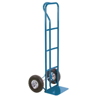 All-Welded Hand Truck, P-Handle Handle, Steel, 51" Height, 600 lbs. Capacity Equipex