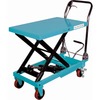 Heavy-Duty Hydraulic Scissor Lift Table, 32" L x 19-3/4" W, Steel, 1100 lbs. Capacity Equipex
