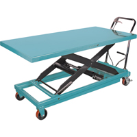 Heavy-Duty Hydraulic Scissor Lift Table, 63" L x 31-7/8" W, Steel, 1100 lbs. Capacity Equipex