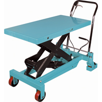 Heavy-Duty Hydraulic Scissor Lift Table, 40" L x 20-1/8" W, Steel, 2200 lbs. Capacity Equipex