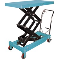 Heavy-Duty Hydraulic Scissor Lift Table, 48" L x 24" W, Steel, 1545 lbs. Capacity Equipex