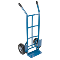 Heavy-Duty Hand Truck, Dual Handle, Steel, 46" Height, 800 lbs. Capacity Equipex