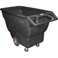 Chariot basculeur en acier, Mousse structur&eacute;e, 3/4 vg³, Capacit&eacute; de charge de 1000 lb Equipex